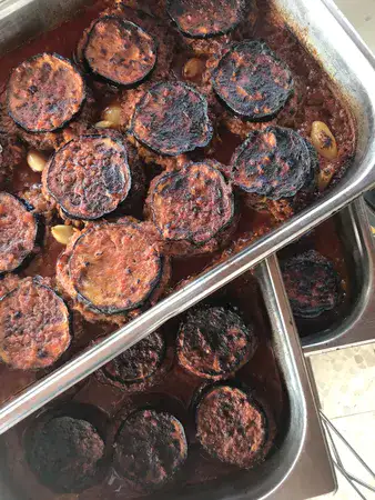 מוסקה קציצת בקר וחצילים