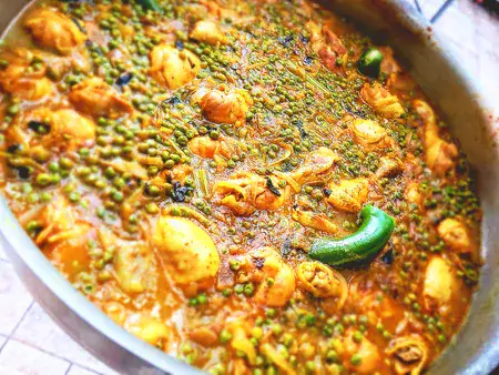 קציצות עוף ואפונה עדינה