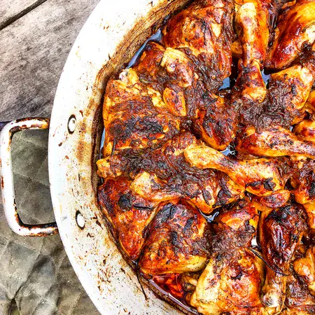 ירכיים צלויים בתנור בפפריקה