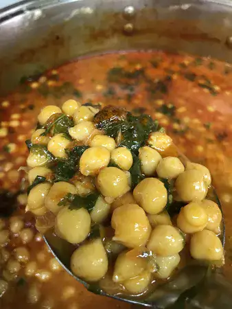 תבשיל חומוס גרגירים{חמסאט}